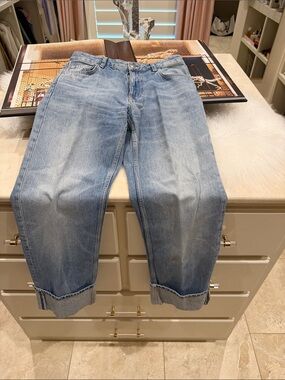 Light Blue Boyfriend Relaxed Fit Mango Jeans